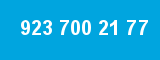 923 700 21 77 923 700 21 77